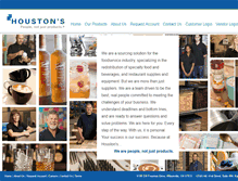 Tablet Screenshot of houstons-inc.com